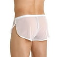 thumbnail image 3 of WILLBEST Calzoncillos Cortos Informales para Hombre, Ropa Interior Sexy, de Malla Transpirable, Transparentes, con Abertura Grande, 3 of 8