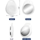 thumbnail image 2 of Key finder tracker, Find Label with Smart Key Keychain, Air Tracker Luggage Tracker, Apple Find My, 2 of 5