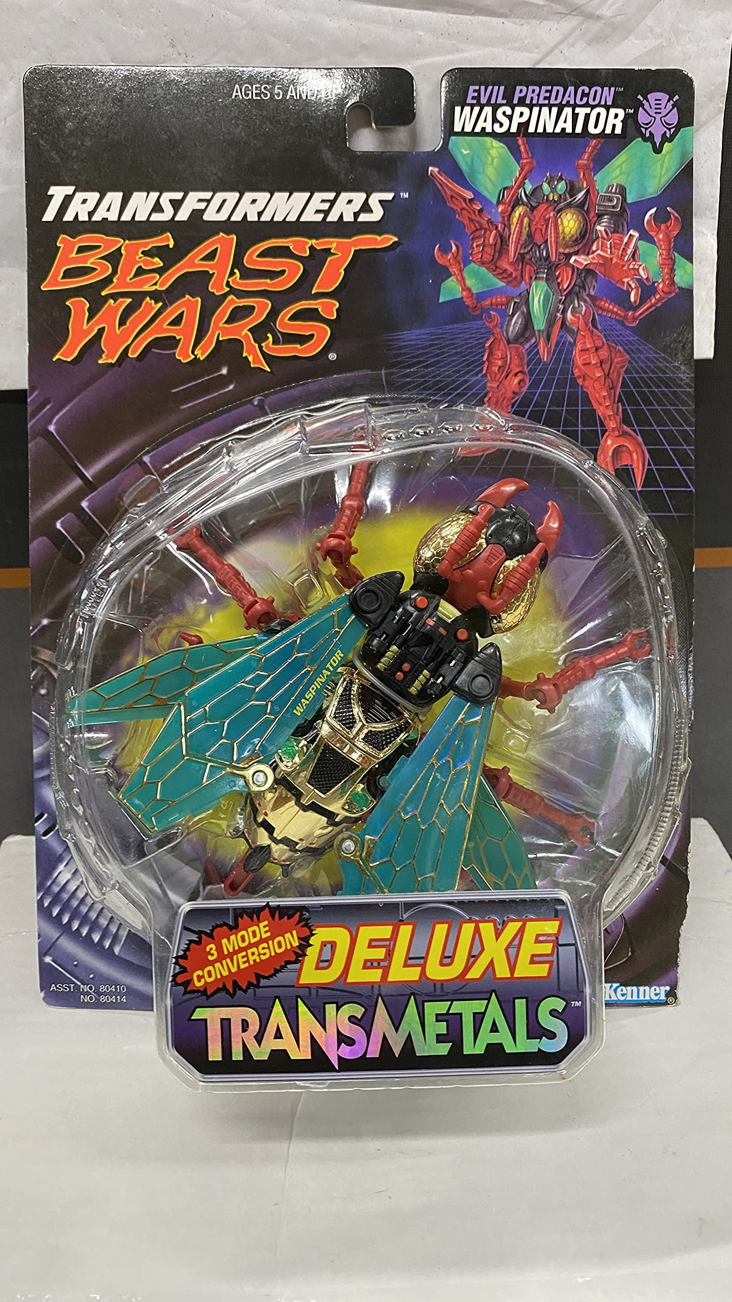 Beast Wars Transformers Deluxe Transmetals Waspinator Transformer Action Figure