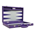 thumbnail image 3 of Silverman & Co. 16-inch Premium Backgammon Set - Medium - Purple, 3 of 12
