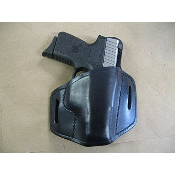 SCCY Leather 2 Slot Molded Pancake Belt Holster - Black