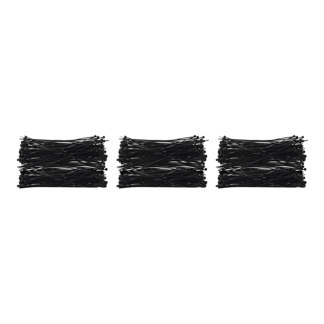 300 Pcs 150 x 1.8mm Attache de Câble Électrique en Nylon Noir