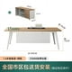 thumbnail image 1 of Work Minimalist Desk Tables Modern Computer Storage Ideas Designer Set Wooden Hall Office Desk Long Mesa Escritorio Furniture My Lux Decor Round, 1 of 14