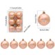 thumbnail image 3 of Xihbxyly Oferta de Hoy Bolas de Navidad Bolas de Decoración para Árbol de Navidad Bolas de Polvo Colgantes de Navidad 6 Cm Decoración Navideña Colgante Pequeño, 3 of 6