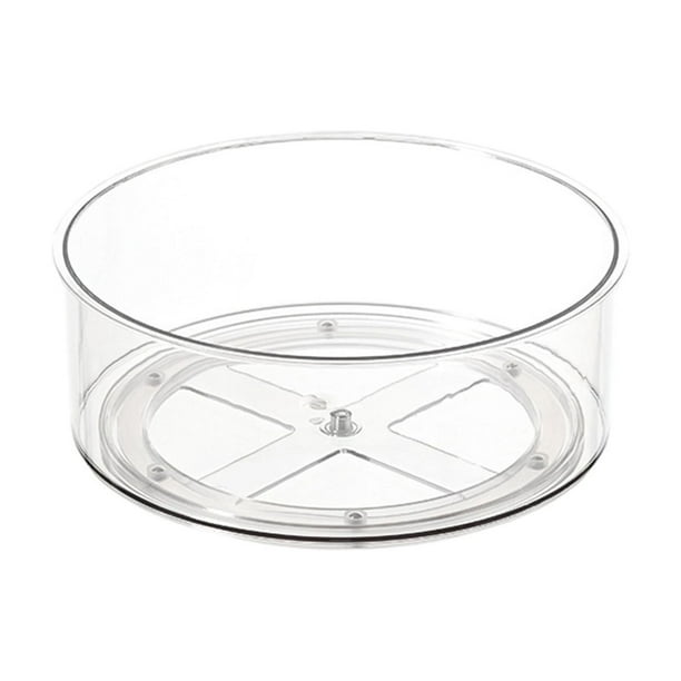 Organizador de cocina giratorio de gran capacidad con plato giratorio de 360° para especias, condimentos, suministros de repostería, refrigerador, despensa, gabinete, encimera, baño y almacenamiento