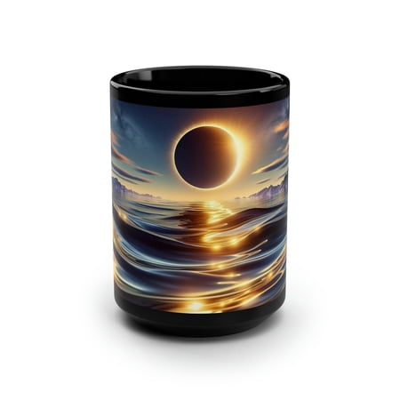 Solar Eclipse 2024 Mug, Eclipse Souvenir Mug, April 8th Solar Eclipse Mug, Path of Totality, Gift for Astronomer, Gift for Friend, 15oz