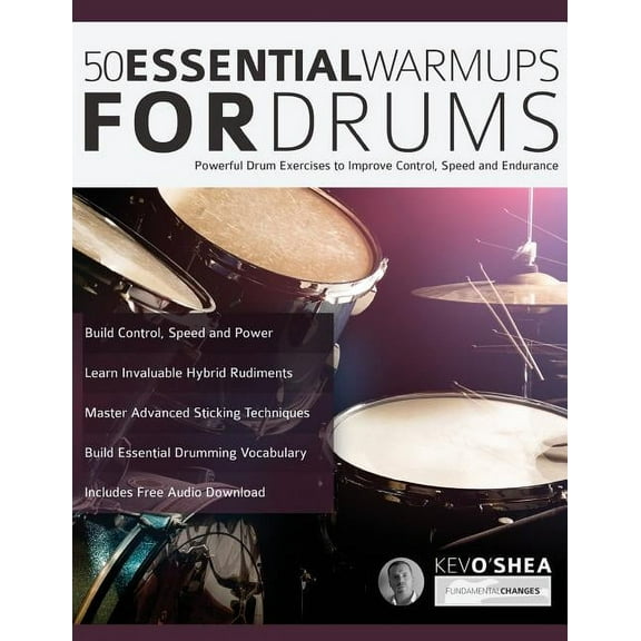 50 Essential Warm-ups for Drums (Paperback)