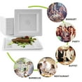 thumbnail image 4 of FPN Compostable Square Plates 250pcs 6 In Eco-Friendly Dinnerware, Disposable Party Plates for Hot & Cold Food, 4 of 10
