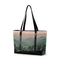 FORMRS Laptop Tote Bag for Women with 15.6" Computer Compartments Handbag, Mountains at Dawn