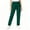 Army Green, variant on Women's Solid Color Stretchy Scrub Pants Elastic Waist With Multi Side Pockets Relaxed Straight Cut Comfortable Uniform Bottoms For Nursing Workplace Army Green XL