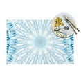 thumbnail image 4 of XMXY Woven Placemats Set of 4 PCS, Blue Snowflake Texture Table Mats Washable Heat Resistant Placemats, 4 of 6
