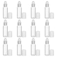 thumbnail image 3 of Glass Roll on Bottles Refillable Roller Bottles Storage Holder Traveling Transparent Lightweight 12Pcs, 3 of 3