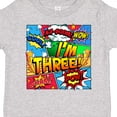 thumbnail image 4 of Inktastic I'm Three Comic Book Boys or Girls Toddler T-Shirt, 4 of 5