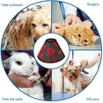 thumbnail image 4 of Floral Soft Cat Dog Recovery Collar Adjustable Cat Cone Wound Healing Protective After Surgery for Cats, 4 of 7