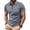 Gray shirt for men #3, variant on SeCaotees Men's Short Sleeve Quarter Zip Polo Shirt Turn‑Down Collar Slim Fit Soft Stretchy Knit Fabric For Dating Weekend Outdoor Daily Wear Tops Army Green,L