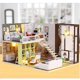 thumbnail image 1 of de DIY Mini Dollhouse con Muebles LED Light Kids Gift Hugo Kit de casa de muñecas en miniatura de bricolaje, 1 of 10