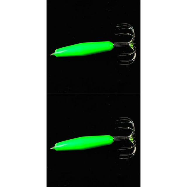 4 Uds de Señuelos de Pesca Anzuelos de Calamar Sharpla Cebo Giratorio Artificial