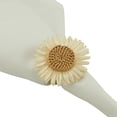 thumbnail image 3 of Saro Lifestyle Flower Design Napkin Ring (Set of 4), 3 of 4