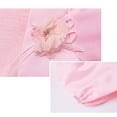 thumbnail image 4 of YM YOUMU Girls Short Sleeve Bolero Shrug Satin Open Front Cardigan Shawl Princess Evening Dress Cape, 4 of 4