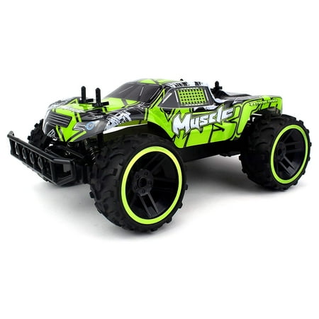 1:12 Scale Size Muscle Remote Control RC Truggy Truck Buggy with 2.4-GHz PRO System, RTR with Working Suspension and Spring Shock (Best Rc Truggy 2019)