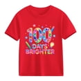 thumbnail image 4 of Camisetas de Manga Corta Linda con Impresión Gráfica Linda para la Temporada Escolar de las Niñas Camisetas de Manga Corta para el Juego Casual Y los Trajes Familiares, 4 of 9
