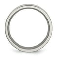 thumbnail image 2 of Chisel Titanium Polished with Black Carbon Fiber Inlay Flat 8mm Band, 2 of 7