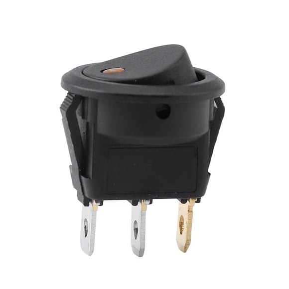 Interruptor basculante eléctrico automotriz, interruptor redondo de encendido/apagado y encendido para vehículos, accesorios elegantes y modernos