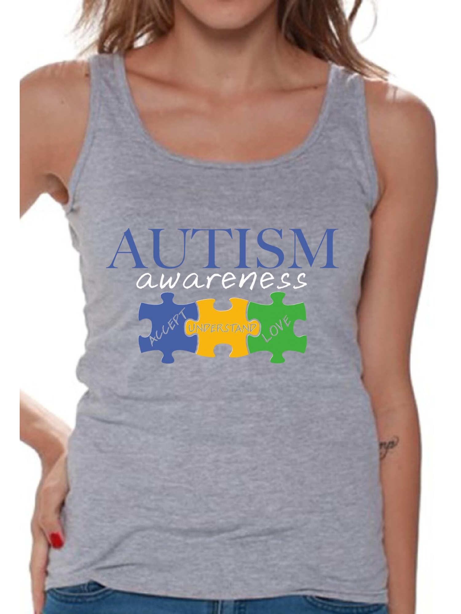 Awkward Styles Awkward Styles Women's Autism Awareness Tank Top