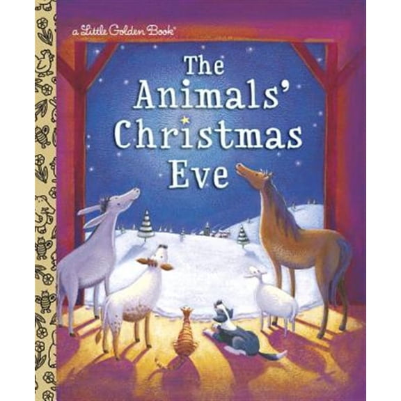Pre-Owned ANIMALS CHRISTMAS EVE THE (Little Golden Books (Random House)) Paperback