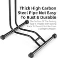 thumbnail image 5 of NFTIGB Bicycle Parking Rack Indoor Garage Storage L-Shaped Floor Stand for Mountain Road Bikes 2-in-1 Repair & Maintenance Holder Carbon Steel (17.5x16.3x28.9 inches / 44.5x41.5x73.5 cm), 5 of 9