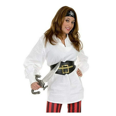 White Pirate Cotton Shirt
