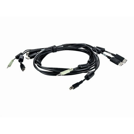 6FT CABLE ASSY 2-DISPLAYPORT/1-USB/1-AUDIO