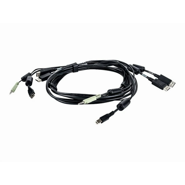 Avocent CBL0106 Keyboard/Video/Mouse/Audio Cable - 6' - 4 Pin USB Type B, Mini-Phone 3.5 mm, 20 Pin DisplayPort (M) to 4 Pin USB Type A