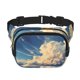 thumbnail image 1 of Disketp Western Desert Cloud Cowboy Riñonera de Doble Capa, Bolsa de Cintura Ajustable para Viajes, Correr y Senderismo, Riñonera Ligera para Hombre y Mujer, 1 of 9