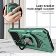 thumbnail image 3 of Military Grade Robotic Series Hybrid Case with Ring Grip for Samsung Galaxy A35 5G - Green, 3 of 6