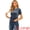 Gray Blue, variant on Women's Velvet Blouse Tops Crew Neck Short Sleeve T-Shirt S Purple