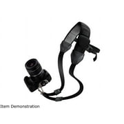 USA Gear Quick Access Sling Shoulder Neck Strap with Comfortable Padded Neoprene and Accessory Pockets - Works With Sony, Nikon, Canon, Panasonic and More Cameras