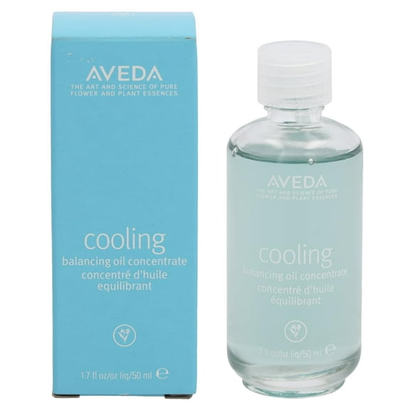 Aveda Cooling Balancing Oil Concentrate | Massage Into Sore, Achy Muscles | with Certified Organic Peppermint, Blue Chamomile | Naturally Derived* Menthol, 1.7 Fl Oz