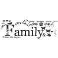 thumbnail image 3 of Home Decoration,Family English Letter Wall Wall Sticker Wall Decal Time-Tested Durability, 3 of 11