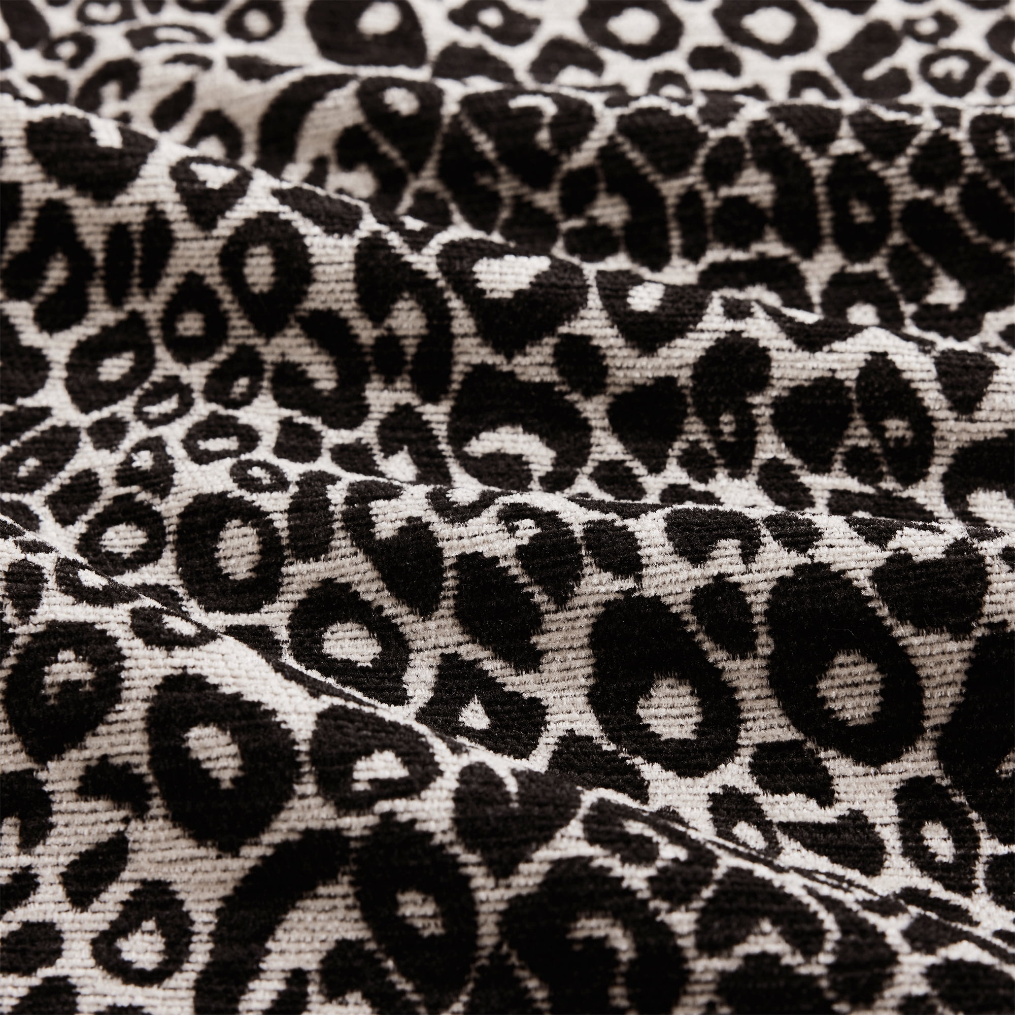 69" Chenille Leopard Tassel Deep Seat Loveseat Sofa Couch with Ottoman and 4 Throw Pillows