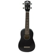 Melokia Soprano Ukulele Midnight Black