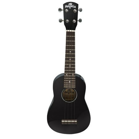 Melokia Soprano Ukulele Midnight Black