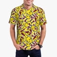 thumbnail image 1 of Fotbe Chicken Cartoon Camiseta Polo de Golf para Hombre con Estampado – Camisa Deportiva Transpirable con Cuello Abotonado-Small, 1 of 6