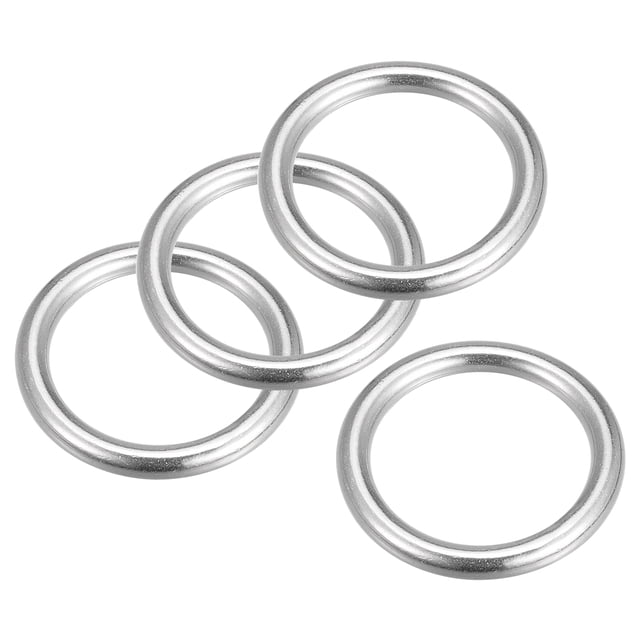 Anillos O de acero inoxidable Uxcell 316, anillo O redondo soldado 30x5mm