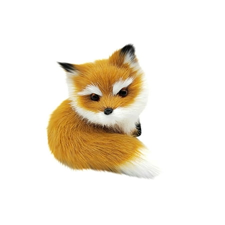 

YNNKM Room Decor Good Ideas For Gifts Plush Imitation Animals Small Foxes Pendants Ornaments Toys Handicrafts Festival Supplies For Bedroom Kitchen Bar Party Room Decor on Clearance