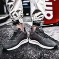 thumbnail image 6 of Men's Elevator Sneakers 2.36 Inch Invisible Height Increasing Lace up Fashion Sneakers, 6 of 14