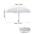 thumbnail image 2 of Unique Bargains Lightweight Mini Compact Windproof Folding Umbrella Beige [Circular Handle], 2 of 6