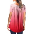 thumbnail image 7 of Samickarr Plus Size Summer Tops For Women Tops Dressy Casual Tunic Tops To Wear With Leggings Womens Casual Tops V- Neck Hide Belly Short Sleeve T-Shirts Cute Flowy Tunic Blouses, 7 of 7