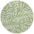 thumbnail image 2 of Addison Rugs Chantille Indoor/Outdoor Transitional Floral Green Washable Round Rug, 8' x 8', 2 of 6