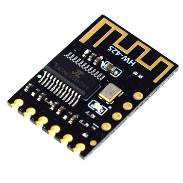 Placa de receptor de audio FLhrweasw Bluetooth Placa receptora HW-425 decodificador de MP3 estéreo HiFi Bluetooth